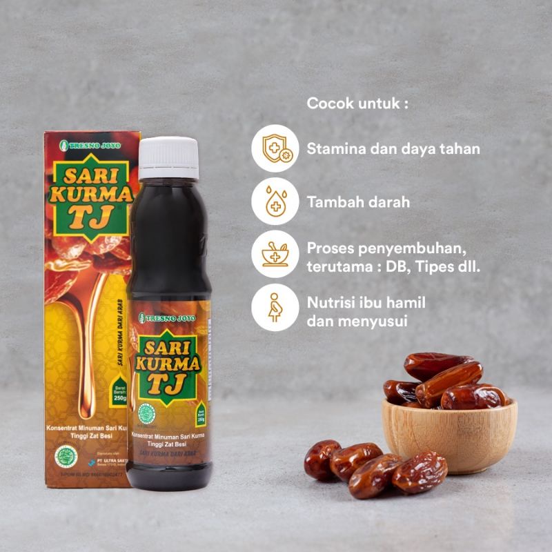 Sari Kurma TJ 250gr - Untuk Stamina Tubuh