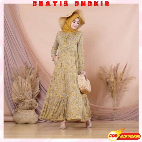 Dres Pesta Kondangan Dress Wnta Dwasa Games Model Terbaru 2023 Dress Branded Kekinian Baju Muslim Le