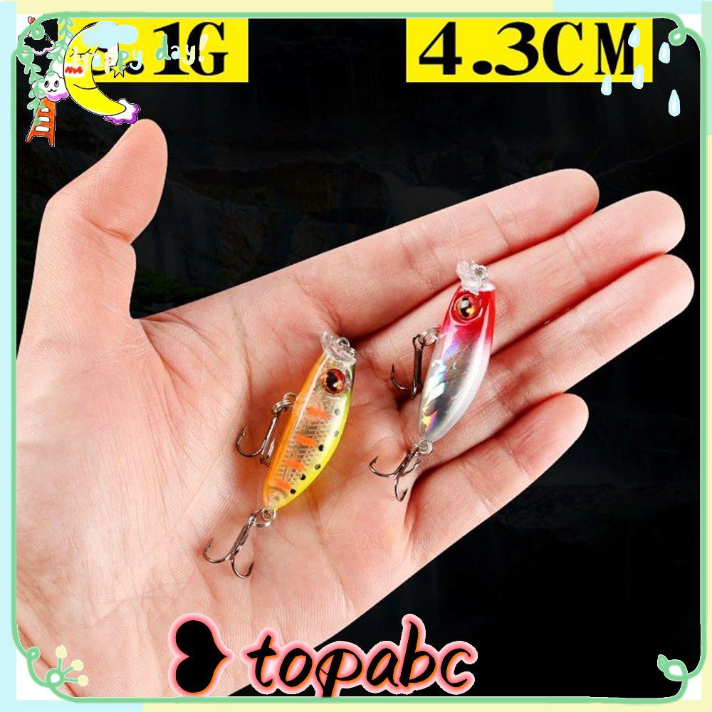 Top 1Pcs Umpan Engkol Wobbler Tackle 43mm/3.1g Aksesoris Memancing Mengambang Lure