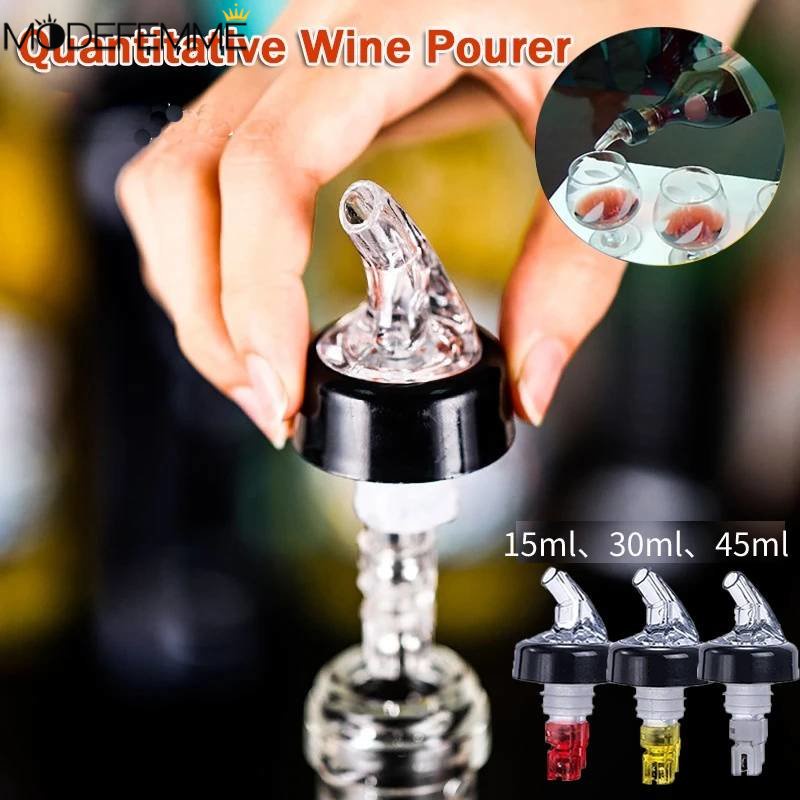 Botol Kecap Cuka Tekan Nozzle 15ml/30ml/45ML Penuang Anggur Kuantitatif Alkohol Liquid Dispenser Untuk Menuangkan Minuman Keras Cuka Minyak Pemeras Nipple Squeeze Oil Bottle Dispenser