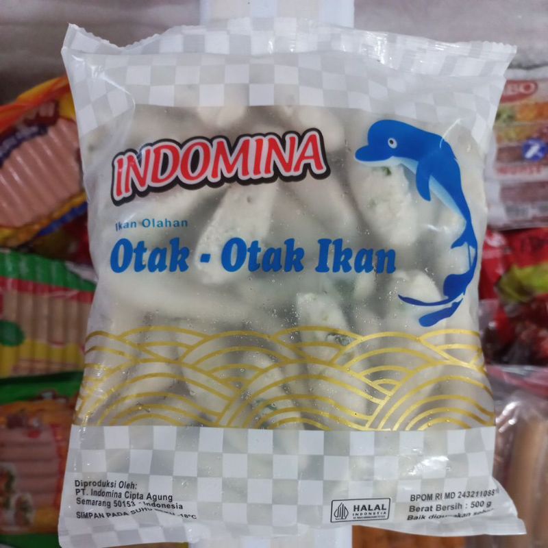 

Indomina Otak - Otak Ikan Olahan Ikan 500g