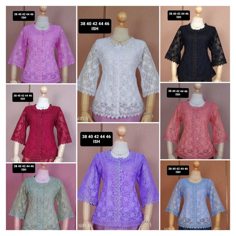 BLOUSE WANITA RENDA BRUKAT ARYA