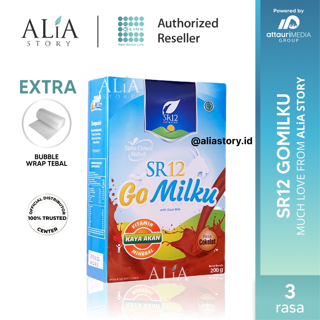 

Go Milku SR12 200gr & 600gr Susu kambing Etawa Halal Gomilku Meningkatkan Kesehatan Tulang Dan Mengurangi Kolesterol K-Link Official Store K-Link original Store Alia Story
