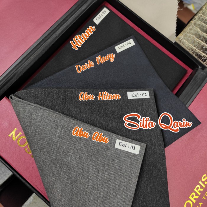 KAIN CELANA SEMI WOOL STRETCH MORRISON (BAHAN CUKUP TEBAL)