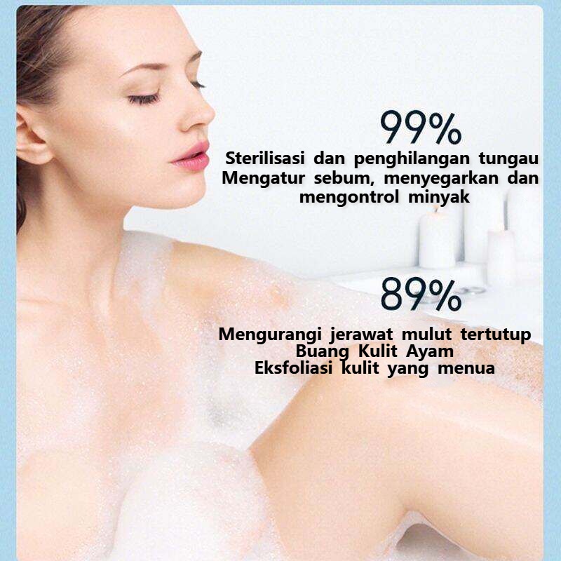 Sabun pemutih Sabun pemutih badan permanen Sabun jerawat Sabun mandi pemutih Badan body wash whitening Komposisi garam laut alami 500ML Mencerahkan Kulit / Menghilangkan Luka / Pengangkatan Kulit Mati