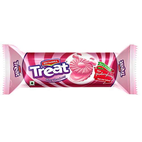 

.........] Treat Burst Strawberry Britannia Biscuit / Biskuit Selai Rasa Stroberi