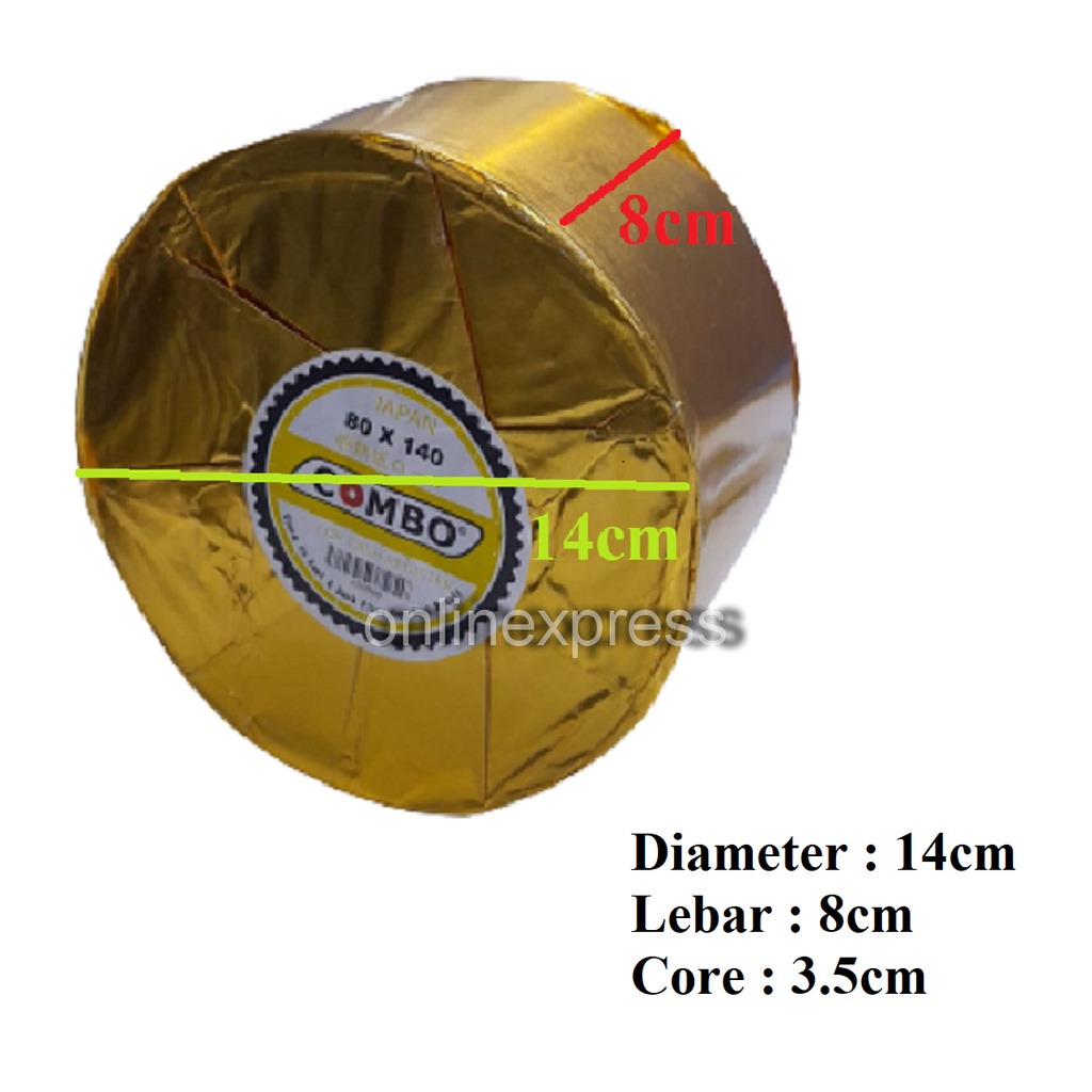 

Themal Struk 80x140 / Kertas Kasir , ATM / Paper Roll Jumbo 80 x 140