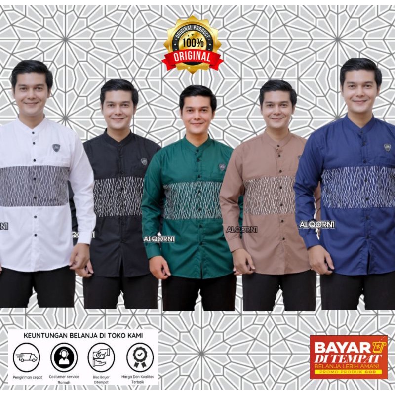 BAJU KOKO BATIK DEWASA MOTIF NAKULA