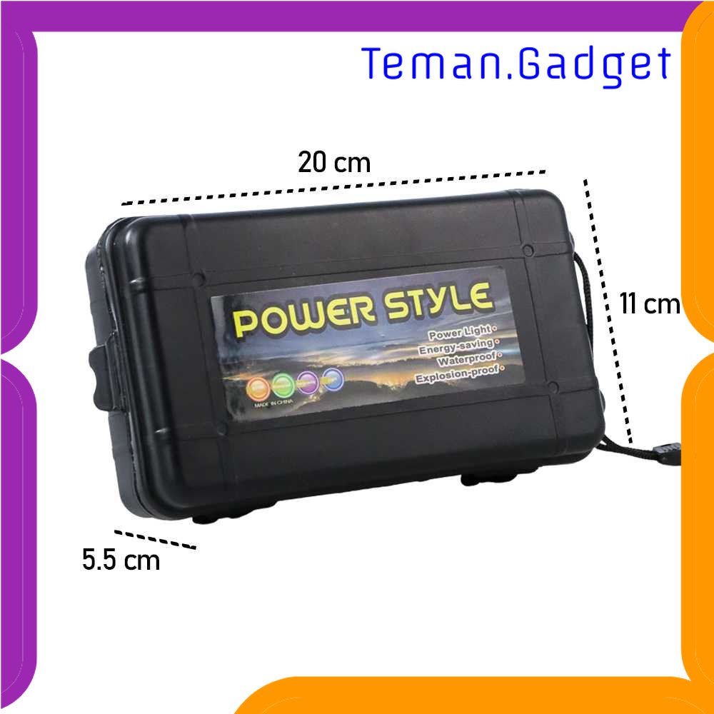 TG-SNT Box Kotak Penyimpanan Plastik Senter LED 20 x 11 x 5.5 cm - No.05