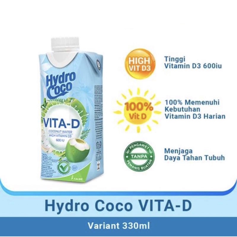 

Hydro Coco Vita-D 330ml (1 karton)