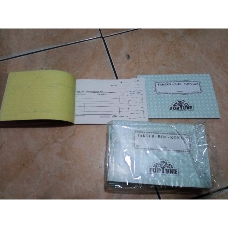 

Bon Faktur rangkap 2 ply standart