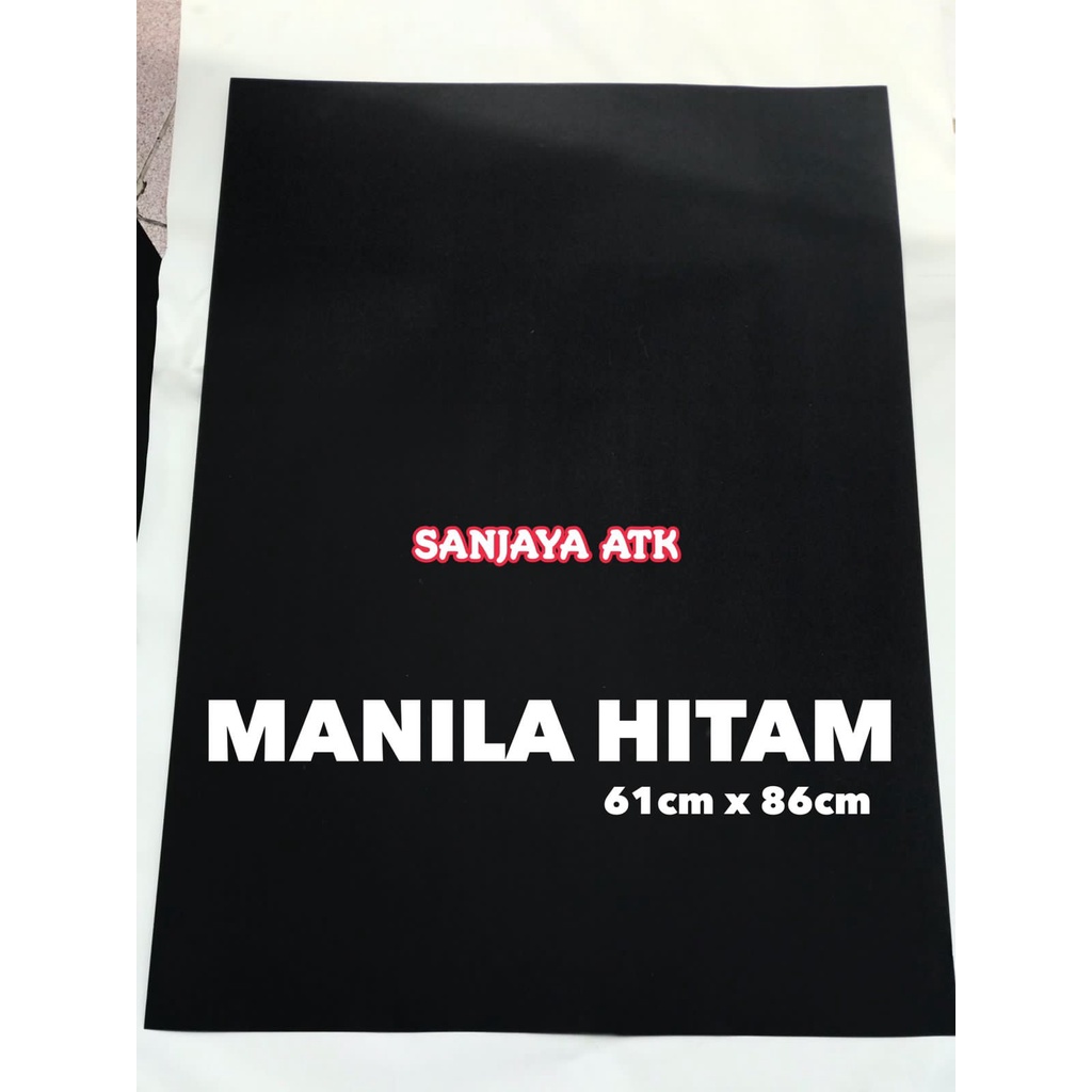 

RB Kertas Karton Manila BC Hitam Doff per roll 10 Lembar