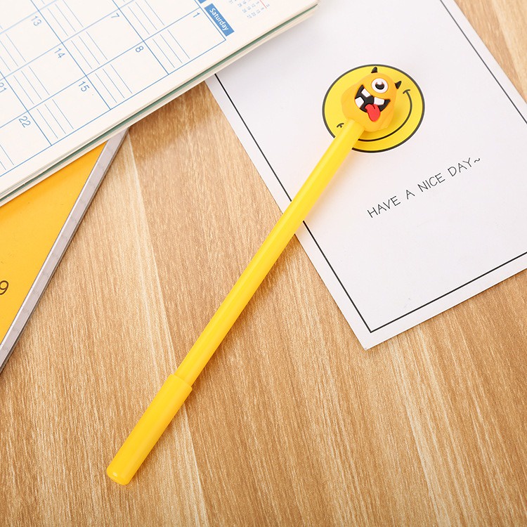 4pcs Pena Pen Pulpen Gel Set Tinta Cair Monster GM-ST0183