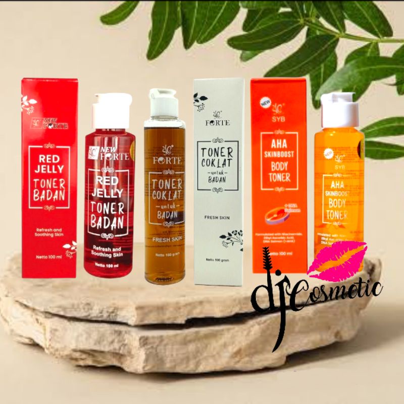 [100ml] SYB New Forte Toner Badan | Body Toner Red Jelly | Coklat | AHA Skinboost