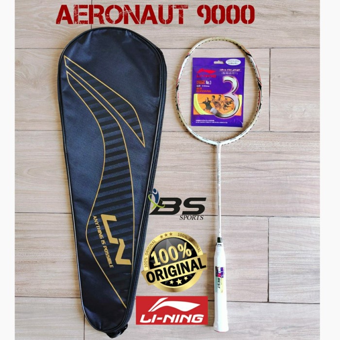 Raket Raket Badminton Lining Aeronaut 9000 Original