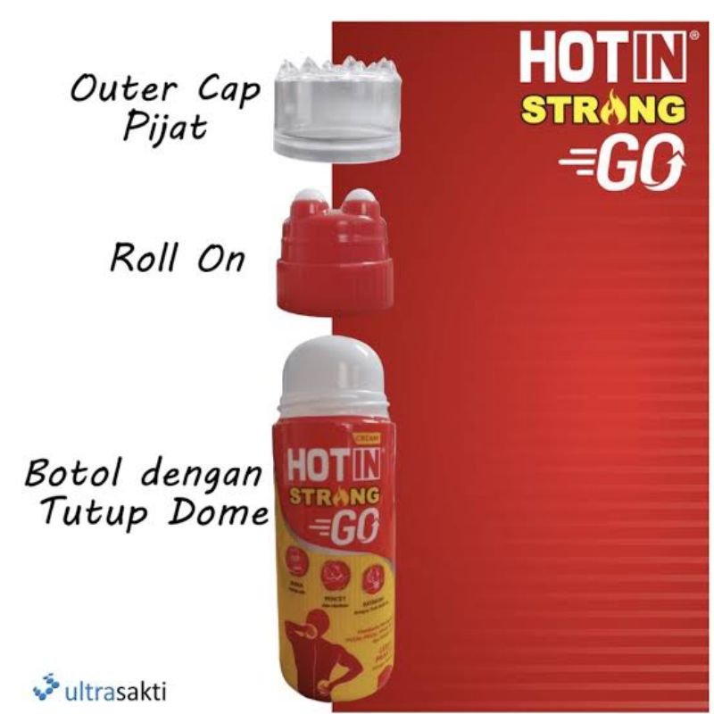 ORIGINAL HOTIN GO STRONG 100 GRAM / HOT IN KRIM STRONG PANAS BOTOL 100 G