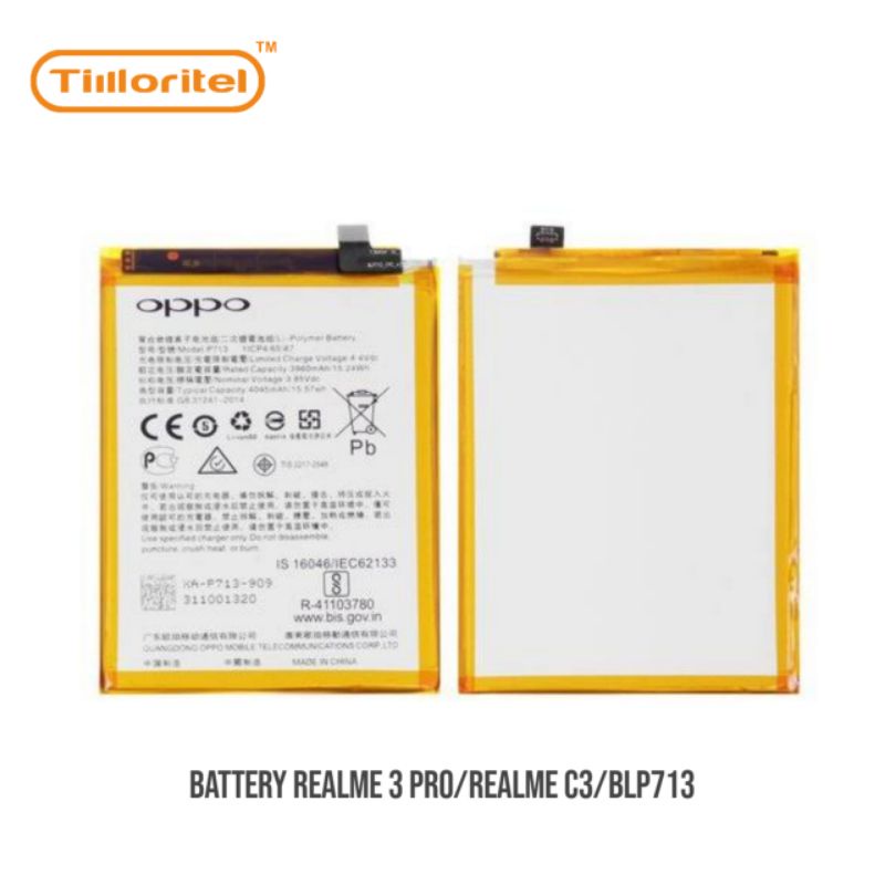 BATTERY REALME 3 PRO/REALME C3/BLP713