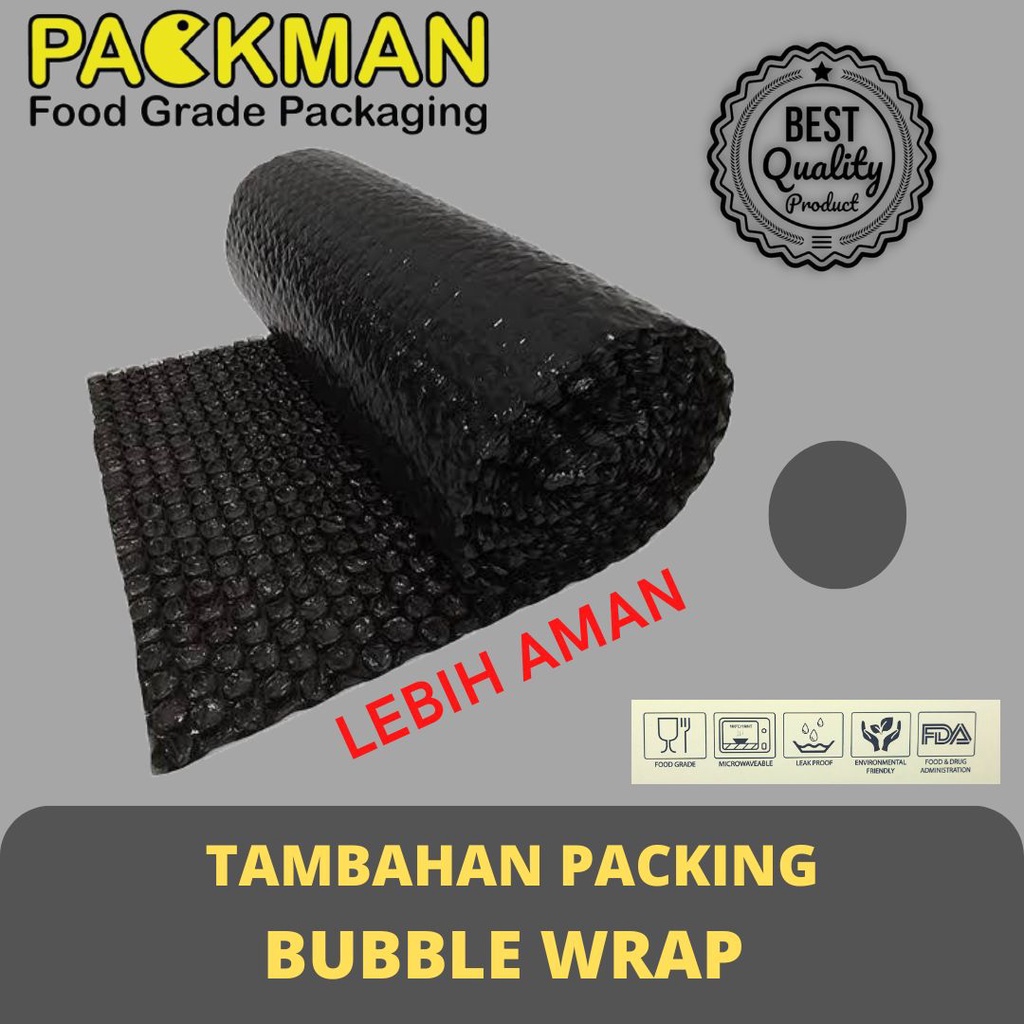 

BUBBLE WRAP UNTUK TAMBAHAN PACKING PACKMAN