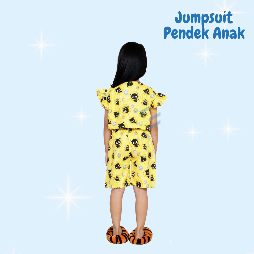 JUMPSUIT PENDEK ANAK KARAKTER 7 MOTIF 1-8 TAHUN