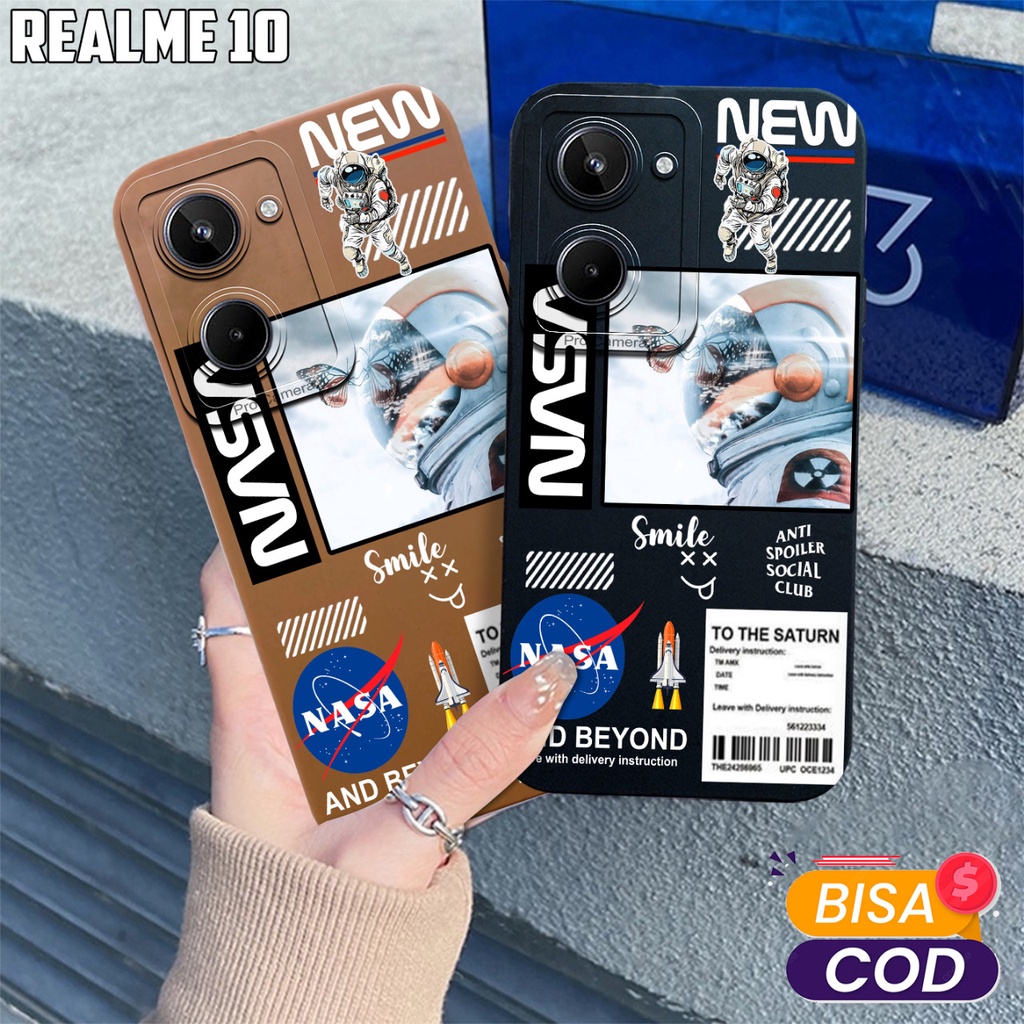ALLCASE - SOFTCASE PRO CAMERA ASTRO NASA CASE TERBARU REALME 10 4G NARZO 50A PRIME 30A 50i C35 C31 C