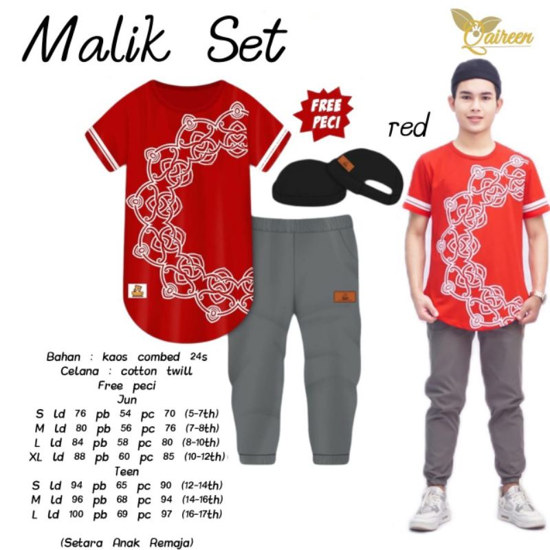 Malik set by Qaireen
