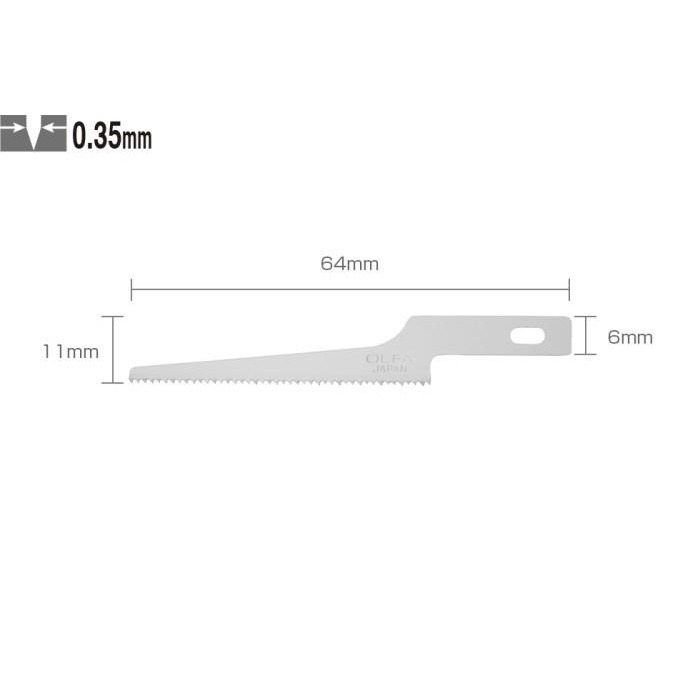 

Refill Cutter Kb4-Ns/3 Spare Narrow Saw Blade Olfa 011