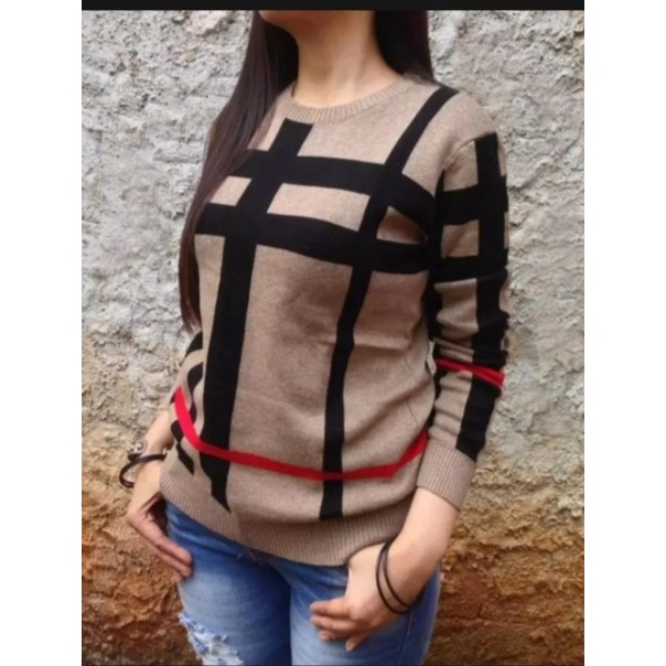 Atasan rajut Kualitas Premium-Atasan rajut wanita-Blouse rajut trendy kualitas import