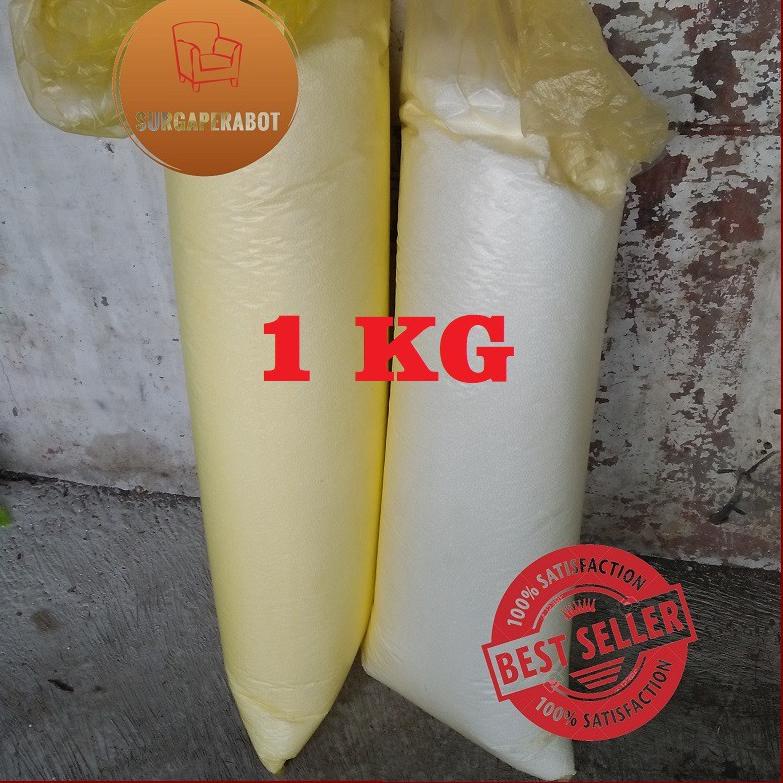 

63 Sterofoam butir 1 kg putih Styrofoam butiran kacang Sterofom bean bag isi boneka hadiah dll 0kaib