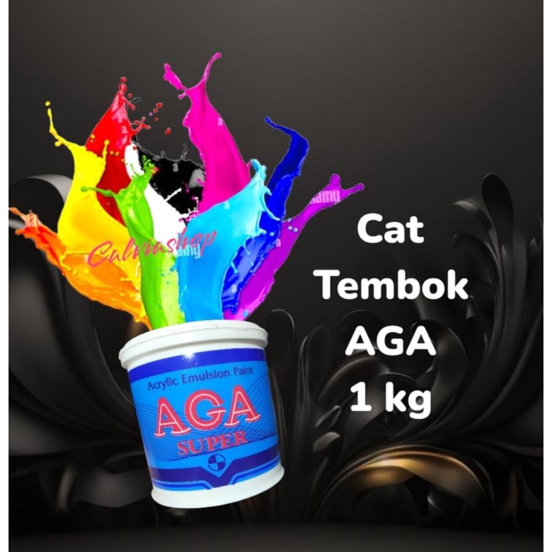 Cat Dinding Tembok Dekorasi AGA Super 1kg