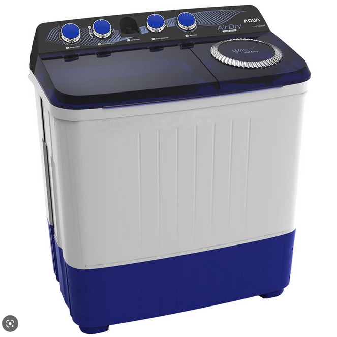 MESIN CUCI AQUA JAPAN QW 1460 / 1450 14KG 2 TABUNG HIJAB SERIES