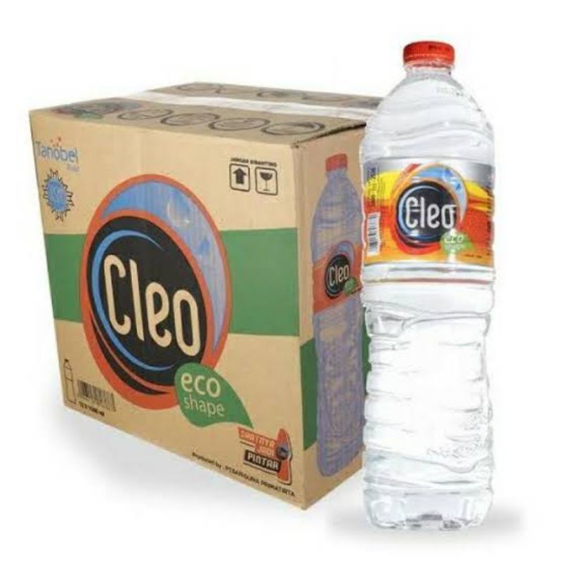 Jual Cleo 1500ml Air Mineral Botol 1 Dus Shopee Indonesia 0701