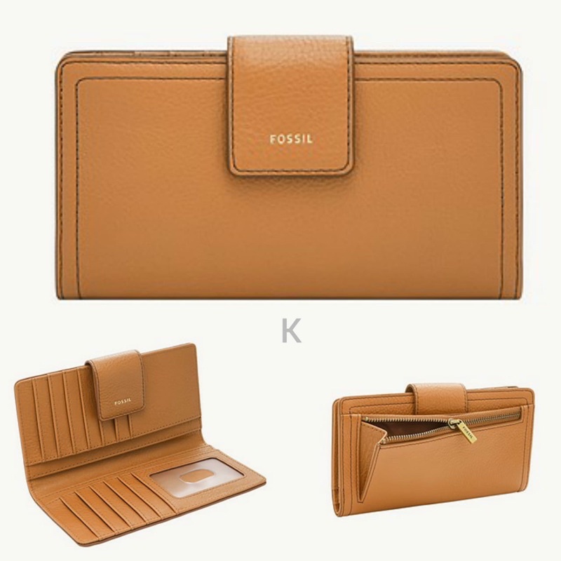 dompet wanita fossiil logan tab RFID