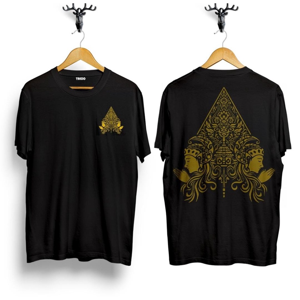 KAOS OBLONG DISTRO WAYANG KEMBAR HITAM / KAOS JAWA / KAOS BERGAMBAR / KAOS HARIAN / KAOS PRIA / KAOS