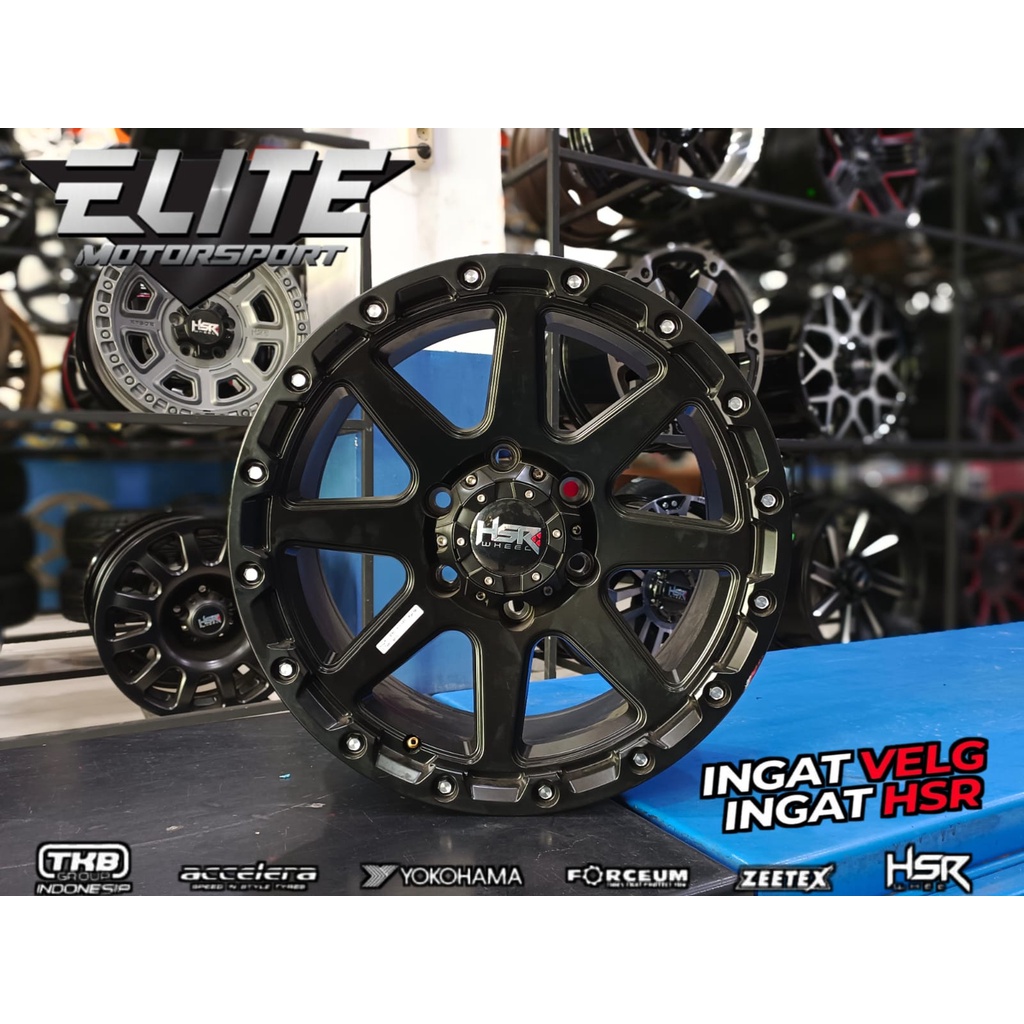 Velg HSR Untuk Mobil Hilux Fortuner Ring 17x9 Lubang 6x139.7 Velg HSR
