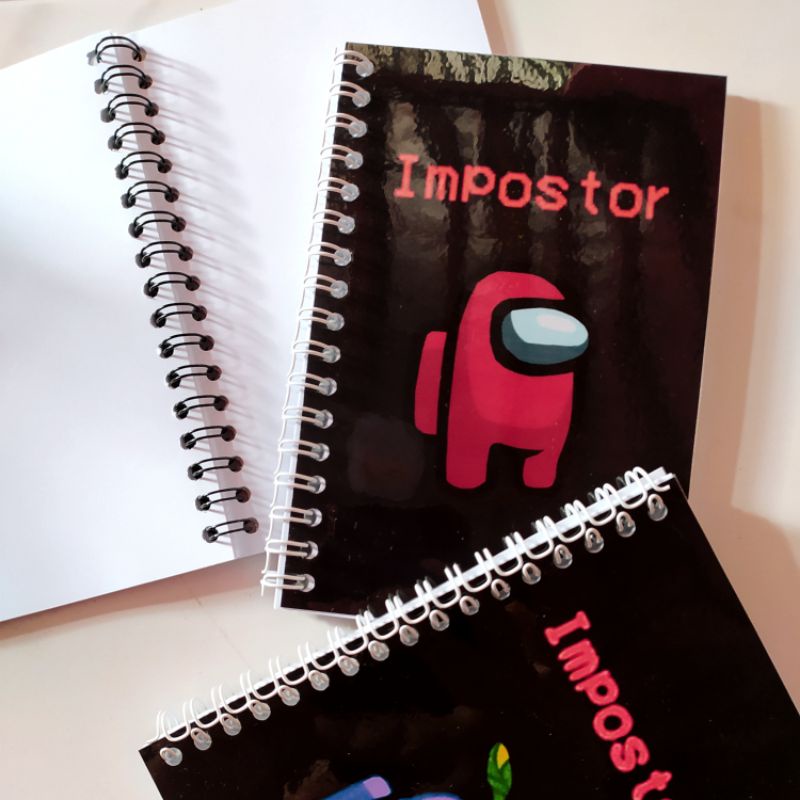 

Notebook Among Us Spiral Notebook A6 Impostor Among Us