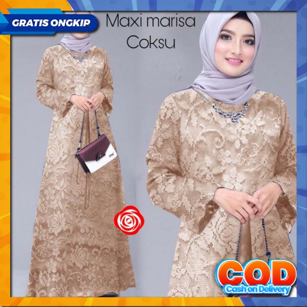 Gamiz Remaja Dress Pesta Kondangan Mewah Gamid Wsnita Kekinian 2023 Games Cewek Kekinian Gams Syari 