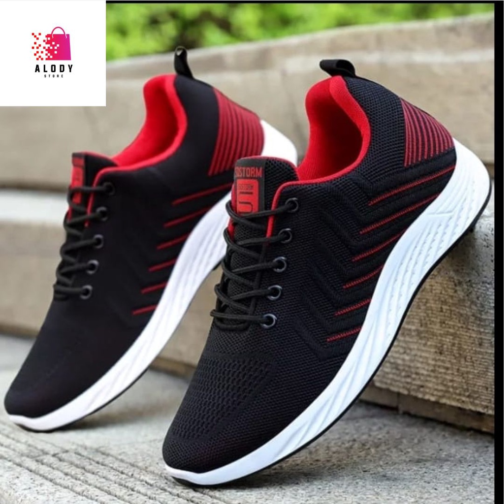 Sepatu Pria Sneakers Running Fashion Sostrom Sporty Terbaru Termurah / Alody's Collection