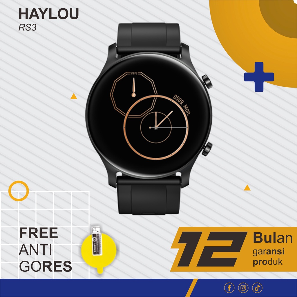 Haylou RS3 LS04 SmartWatch GPS AMOLED SpO2 WaterProof - Smart Watch