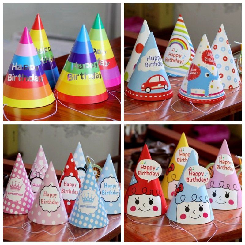 Topi ulang tahun kerucut anak | topi ulang tahun anak | party hat | topi pesta anak | topi pesta ula
