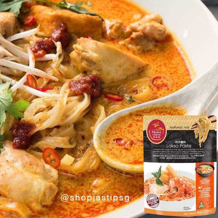 

^^^^^] Prima Taste Paste Bumbu Instan Singapore Laksa Noodles Paste 80g HALAL