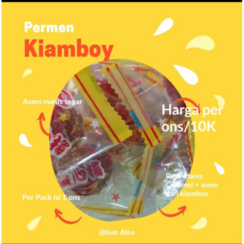 

permen Kiamboy atau manisan kiamboy