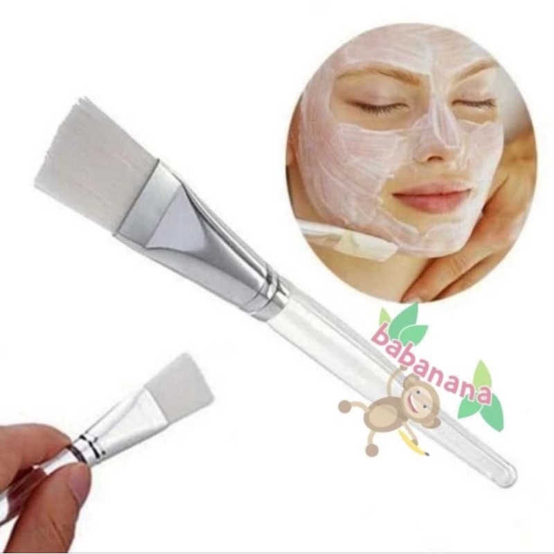 Kuas Masker Wajah Putih Mask Make Up Facial Brush Pembersih Lukis Cat