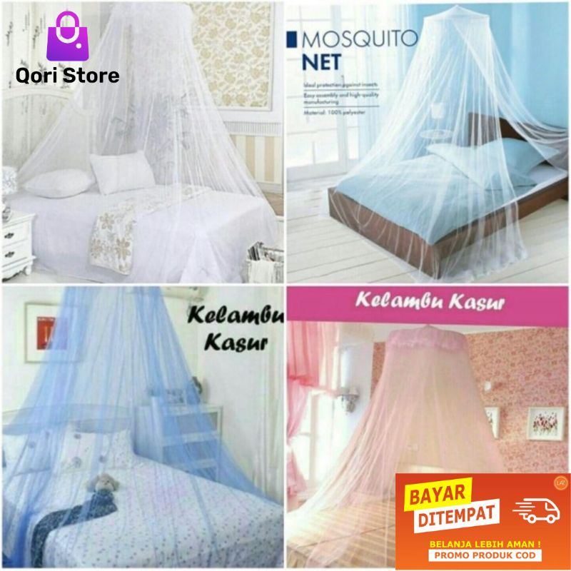 Qori Store - Kelambu Gantung / Kelambu Tidur / Kelambu Nyamuk / Klambu Tempat Tidur / Kelambu Gantun