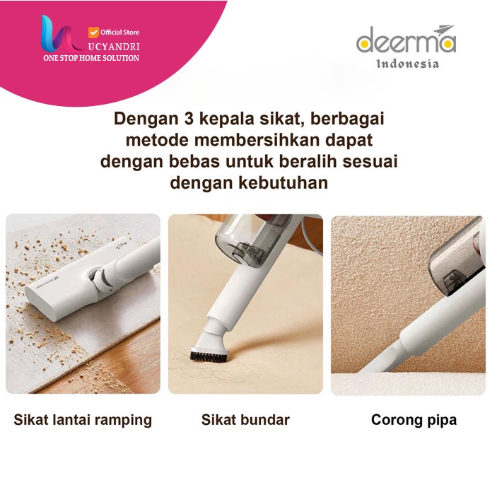 Multi Vacuum Cleaner Deerma DX300 Handheld Penyedot Penghisap Debu