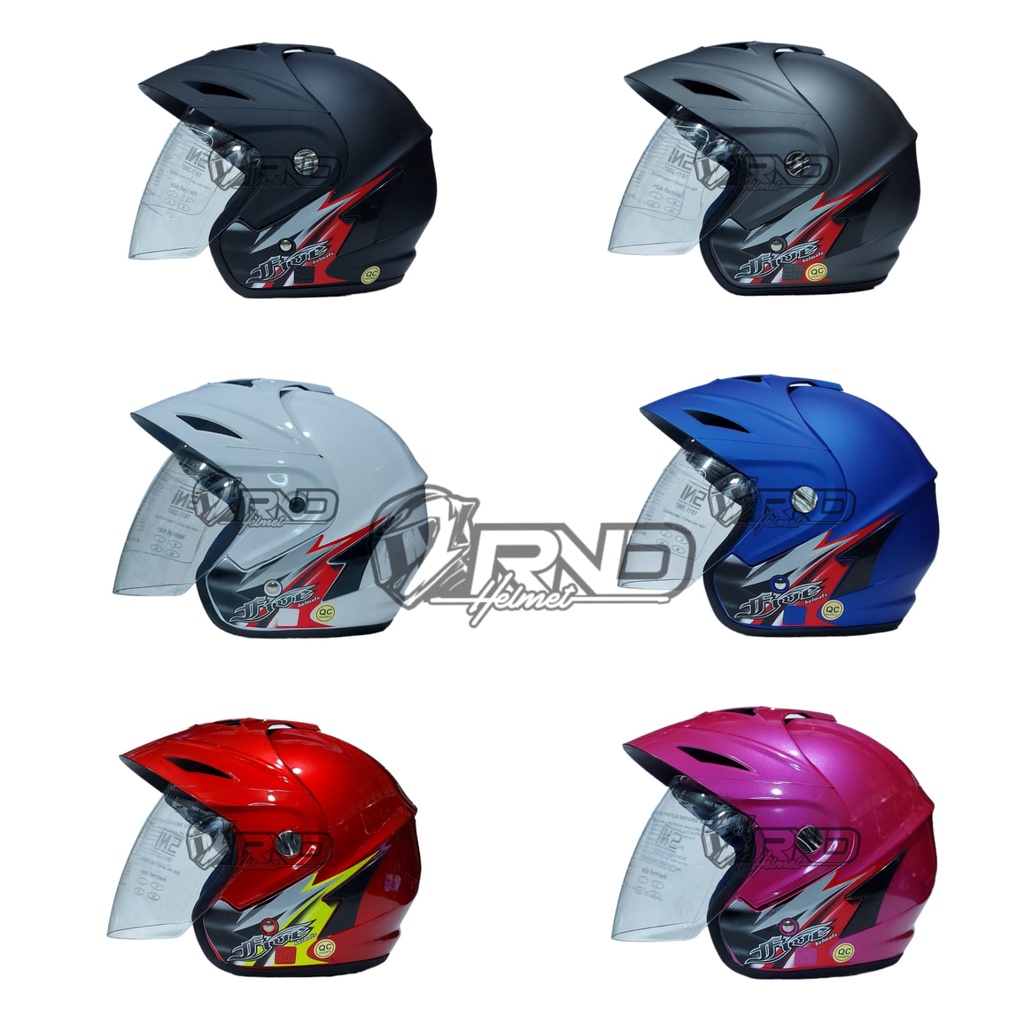 Helm TGP JP5 JP 5 Helm Motor SNI Murah Ukuran Besar L XL XXL Pria Wanita Dewasa