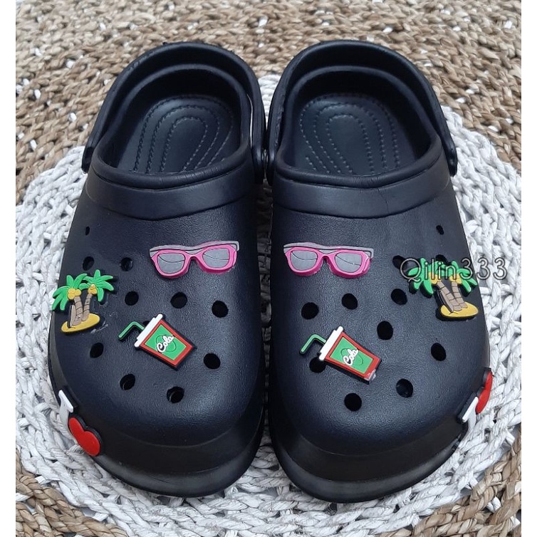 Sandal Baim Bakpao Wanita PHYLON EVA FUJI Jibbitz Merk Gosome 915 36-41