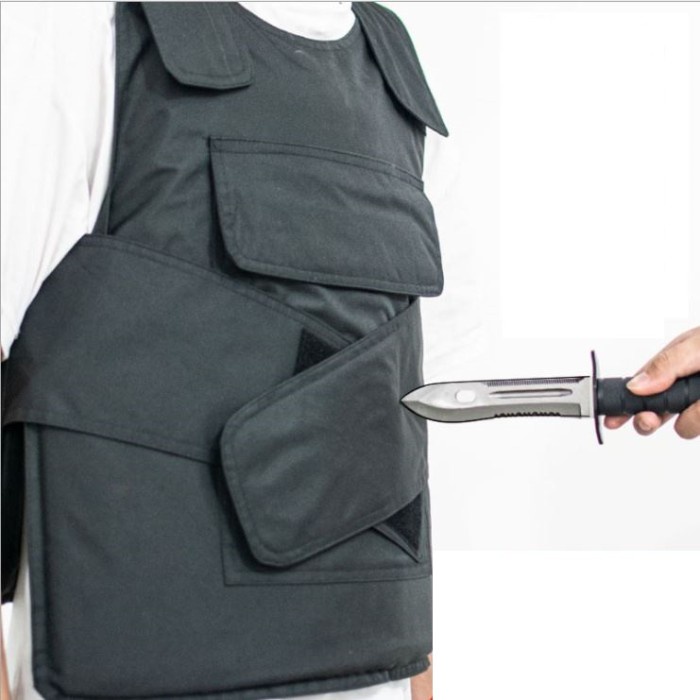 Rompi Rompi Anti Potong Anti Pisau Anti Tusuk ; 20 Lapis Kain Anti Tusuk