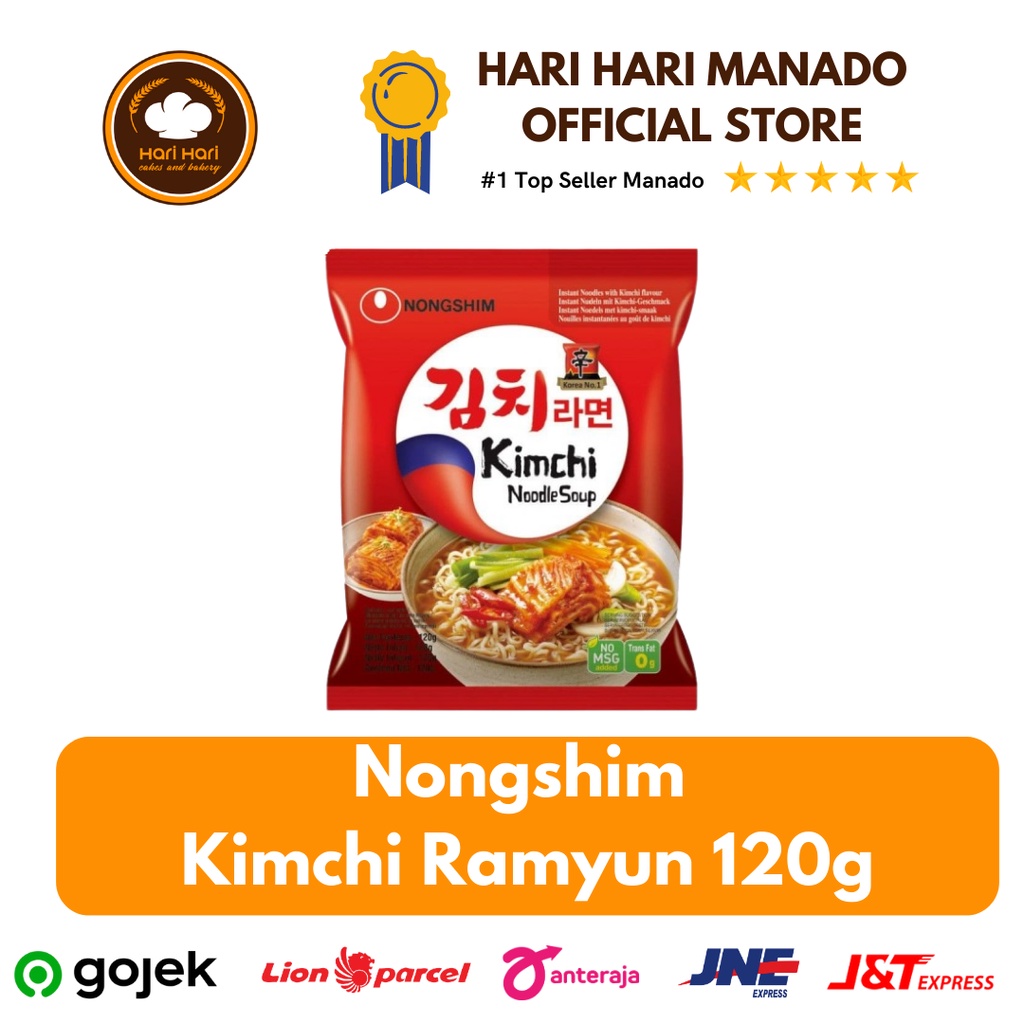 

Mie instant Nongshim Kimchi Ramyun 120g