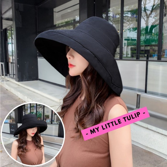 Topi Pantai Lebar / Topi Lebar Besar Polos / Topi Wanita Topi Kepala