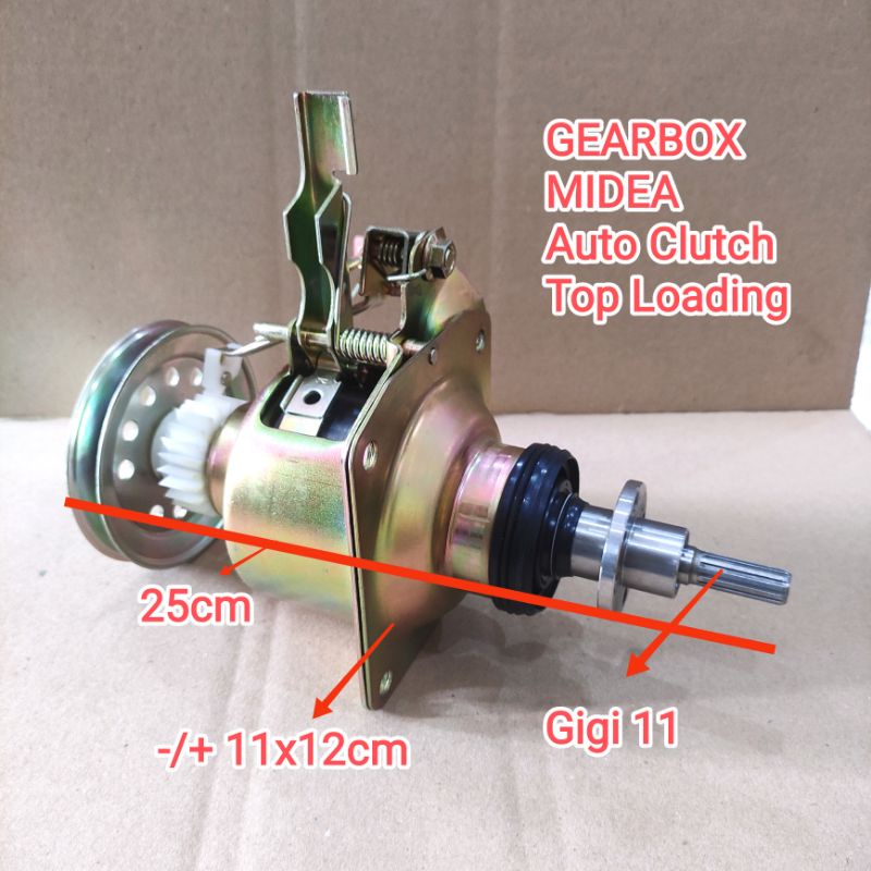 Gearbox Mesin Cuci MIDEA 1 Tabung atau merek lain Auto Clutch Gear Box Top Loading